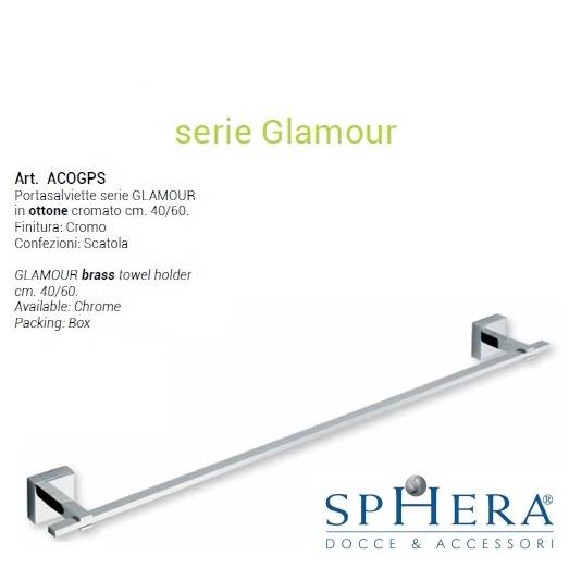 Porta Asciugamano In Ottone Cm. 60 Acogps60