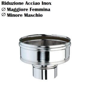 Riduzione Innesto Da Maschio D. 100 A Femmina D. 140  AS100-140