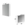 Specchio Asti 2 Ante Applique 40463 Cm. 60X60  Asti