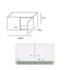 Pensile Cappa Da 60 2 Ante Bianco  Bb12