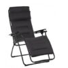 Sdraio Comfort Con Struttura Nera E Textilene Nero  Bc807814Nner