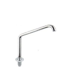 Canna Di Erogazione Girevole Completa H 260 L 350  Basetta Di Fissaggio Su Piano. Idral Cod. 09430 Formata Da Art. 09435+09500-350  BEM350I