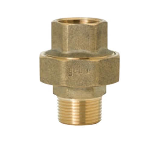 Raccordo 3 Pezzi MF Ottone Giallo. 1/2"