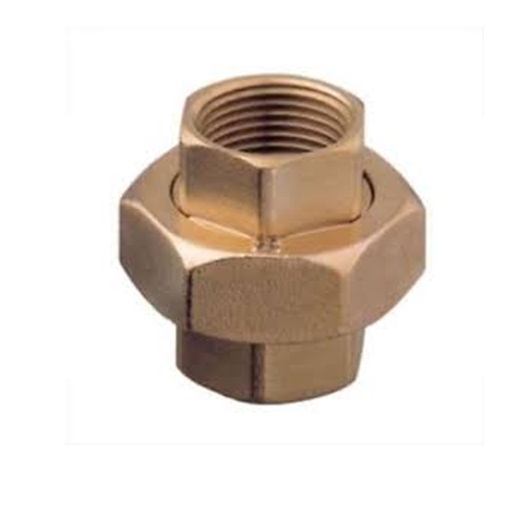 Raccordo 3 Pezzi FF Ottone Giallo. 11/2"
