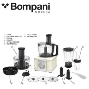 Robot Multi Bo Crema 1,1 Kw  BOR11CA/E