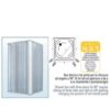 Box Doccia Pvc Serie Antares Mod. Mary. 80X80X80