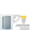 Box Doccia Antares Serie Susy Apertura Frontale. 90X90 H. 185