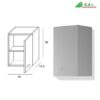 Pensile 40 Con 1 Ante H. 60 Teck Dx  Bt9D