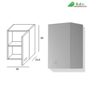 Pensile 40 Con 1 Ante H. 60 Teck Dx  BT9D