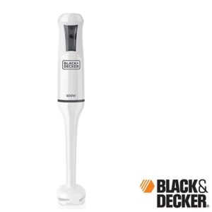 Frullatore A Immersione Black & Decker, 500 W, Plastica, Bianco  BXHB500E