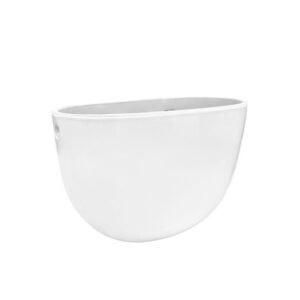 Cassetta Alta Civita 435X250X325 Mm In Ceramica Bianco Lucido  Articolo In Promo Capb