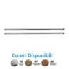 Canotta per Monocomando M10 Canna Flessibille Ø 10 liscia. 35 Cm Bronzo