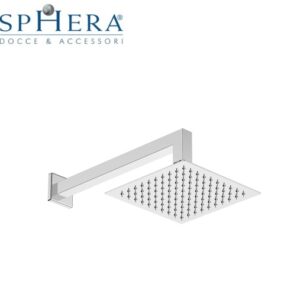 Set doccia quadro 2 pezzi composto
da : braccio doccia BD6057 CM 35+
soffione doccia SD3420E  CP5735743CR