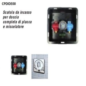 Cassetta Predisposizione Doccia Incasso Completa Di Accessori Serie Debora  CPDIDE00