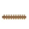 Collettore Barra Esagonale Ottone Pesante FF Con Rubinetto. 3/4"X3/8" 10 Vie