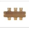 Collettore Barra Esagonale Ottone Pesante FF Con Rubinetto. 3/4"X1/2" 3 Vie