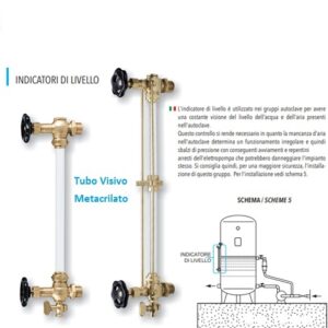 Coppia Rubinetto A Spillo 1/2" Per Polmone Autoclave  CRP12