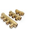 Collettore Ottone da 3/4" MF Senza Chiusura. 5 Vie x 1/2"