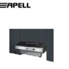 Cappa Incasso Cm. 60 Inox Nero  Ct61Xe