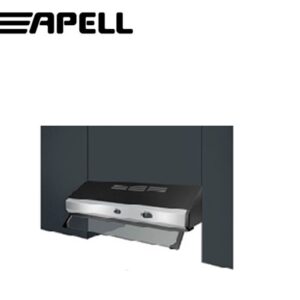 Cappa Incasso Cm. 60 Inox Nero  CT61XE