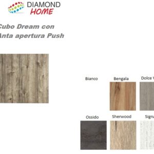 Cubo Dream 45X45X15 Sherwood C/Anta Push  CUBOSH