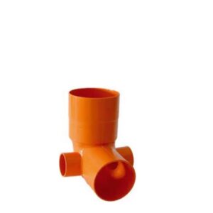 Curva Wc Alta D. 110 Laterale 2 Uscite 40  Cwclr240