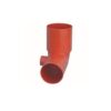 Curva 90° Wc Uscita Alta Pvc Gomito Arancio 1 Chiamata Laterale. 100 x Wc A Usc 40 Dx