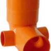 Curva Wc D. 110 Laterale 2 Uscite 40  Cwcr240