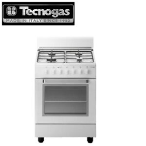 Cucina 60 X 50 Bianca 4 Fuochi Gas Forno El. Multif. 6 F. Cl. A 
Accensione Sotto Manopola 
Termocoppia Griglie Smaltate 
Coperchio In Cristallo Autofrenato
Taratura: Gas Naturale Kit Gpl: In Dotazione Grill Elettrico Volume Forno 52 L  D53Nws