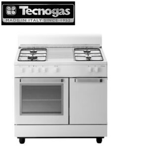 Cucina 90 X 60 Bianca 4 Fuochi
Forno Gas Cl. A Vano Portabombola 15 Kg Accensione Sottomanopola Termocoppia Griglie Smaltate Coperchio In Cristallo Autofrenato Taratura: Gas Gpl Kit Gas Naturale: In Dotazione Grill Elettrico Volume Forno 49 L  D982Ws