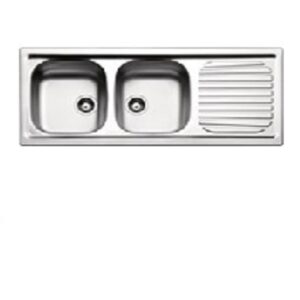 Lavello 116 Inox 2Vasche+Goc. Sinistro  FH1162MILPC