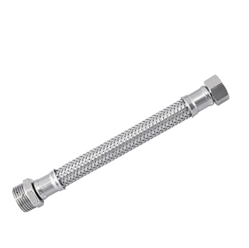 Flessibile inox 3/8" MF. 35 Cm