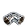 Gomito Ottone Cromato FF Da 3/8"