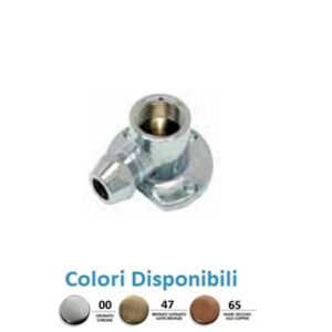 Gomito Cromo Flang. 1/2"X10  GCFL12X10