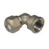 Gomito Femmina Anello Teflon  Bicono Rame.  1/2"X16