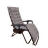 Sdraio Reclinabile "Padding Virtus" Grigio Scuro  Hu-152