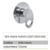 Mix Vasca Huevo C/Dot.Doccia  Hu103Cr54Hz