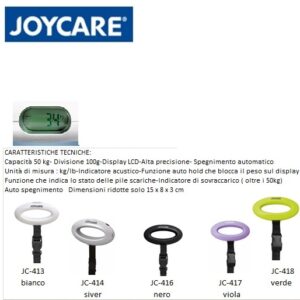 Bilancia Pesa Bagagli Bianco  JC-413