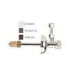 Kit Rubinetto Sq.1/2"X10 Bronzo  Kcrdc47
