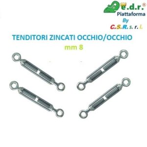 Tenditori Zincati Occhio/Occhio 8 Mm 
Offerta 4 Pz + 1 Omaggio  KTOO8