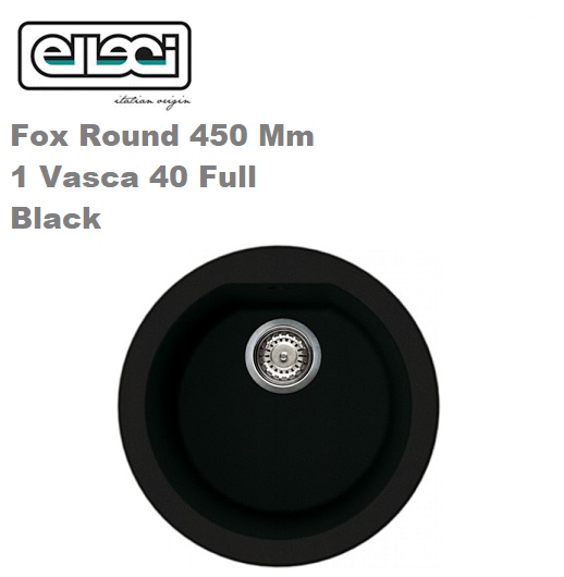 Fox Round 450 Mm 1 Vasca 40 Full Black Lgfrou40