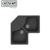 Master Corner 830X830 2 Vasche C/Gocciolatoio 59 Antracite  Lgmcor59
