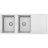 Lavello Easy 500 116X50 2V+G 68 Bianco  Lgy50068