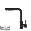 Miscelatore Cucina Con Doccetta Estraibile Mix Elleci C02. 40 Nero