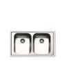 Lavello Melodia 2V. 50.86   H.16 Spazzolato  Ml862Ibc