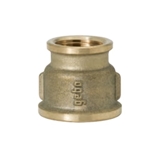 Manicotto Ridotto Ottone Giallo FF. 3/4"X1/2"