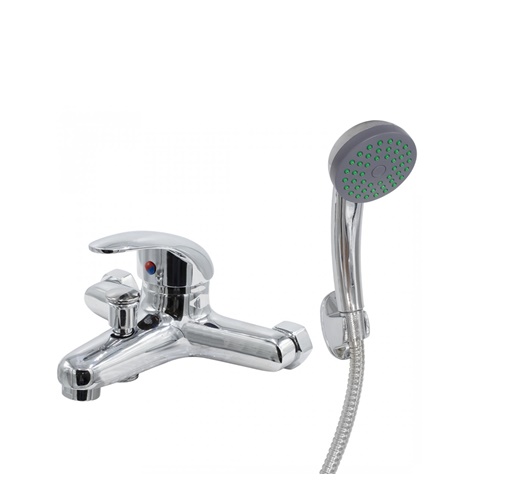 Rubinetto Miscelatore Mix Monocomando C 40 Bagno Serie Debora. Vasca Completo Doccetta