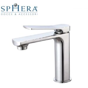 Lavabo Monocomando in Ottone Cromato Serie LM