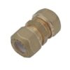 Niples Doppio Anello Teflon  Bicono Rame.  18X18 (3/4")