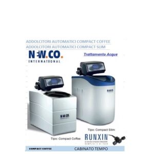 Addolcitore Automatico Compact Slim Safe A Volume Elettr. 12Lt Res Con By Pass  NCCVE12ESLRBP